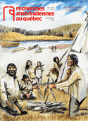 Recherches amérindiennes au Québec, v. XIX, no 01, 1989